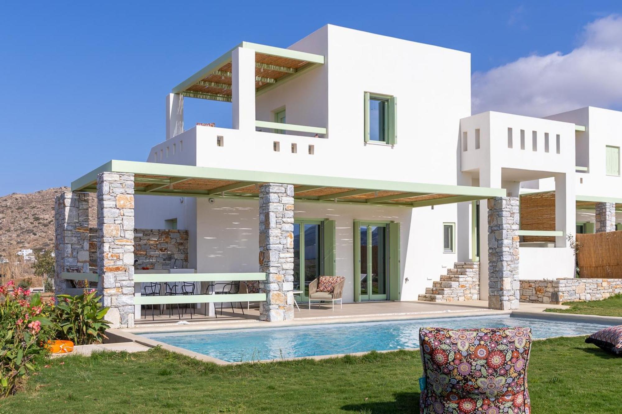 Plioni Villas & Suites 米科利维亚 外观 照片